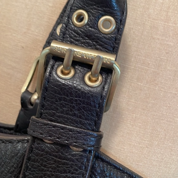 Adrienne Vittadini Black Slouch/Hobo Purse - Picture 6 of 12